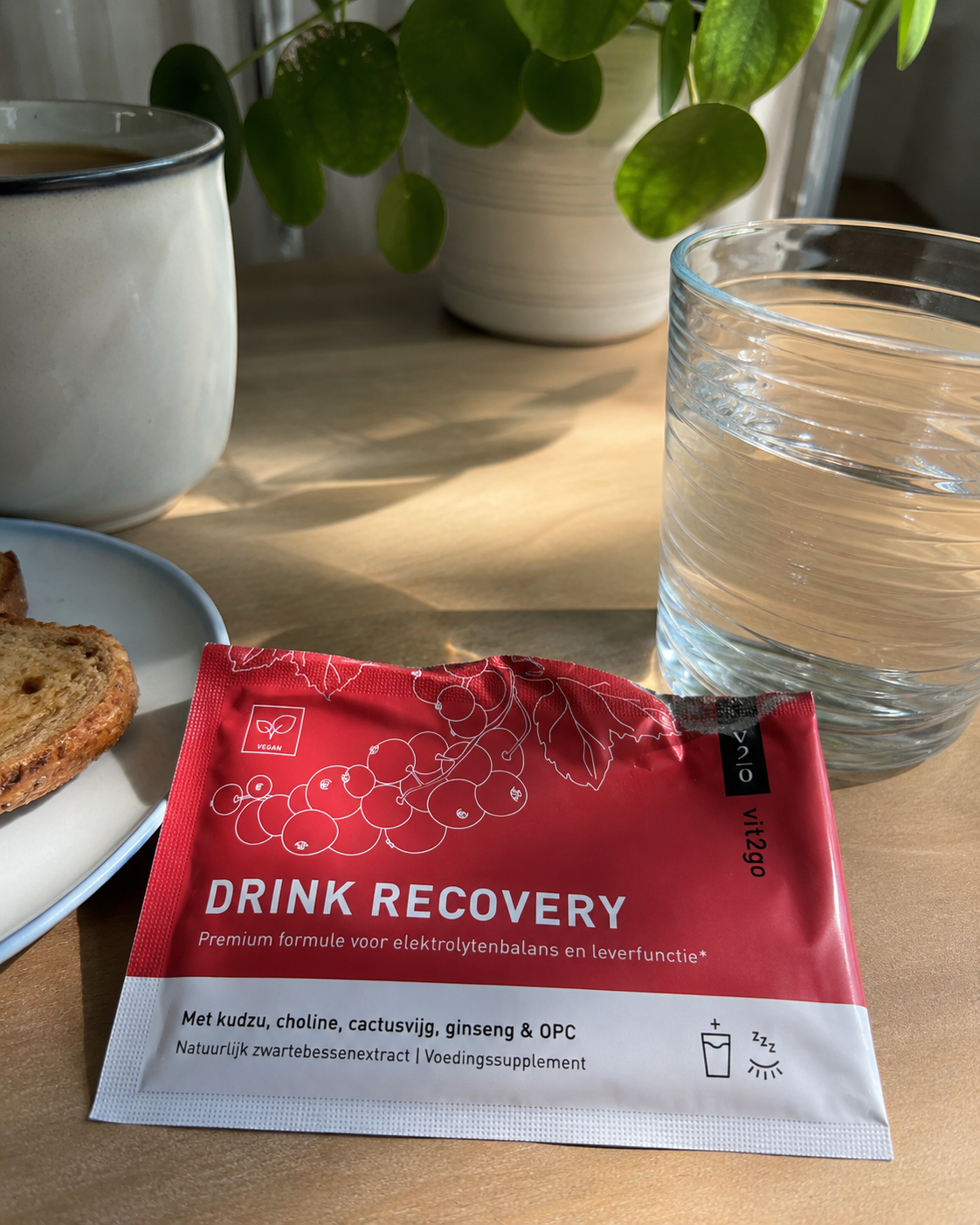 Customer with Vit2go Drink Recovery