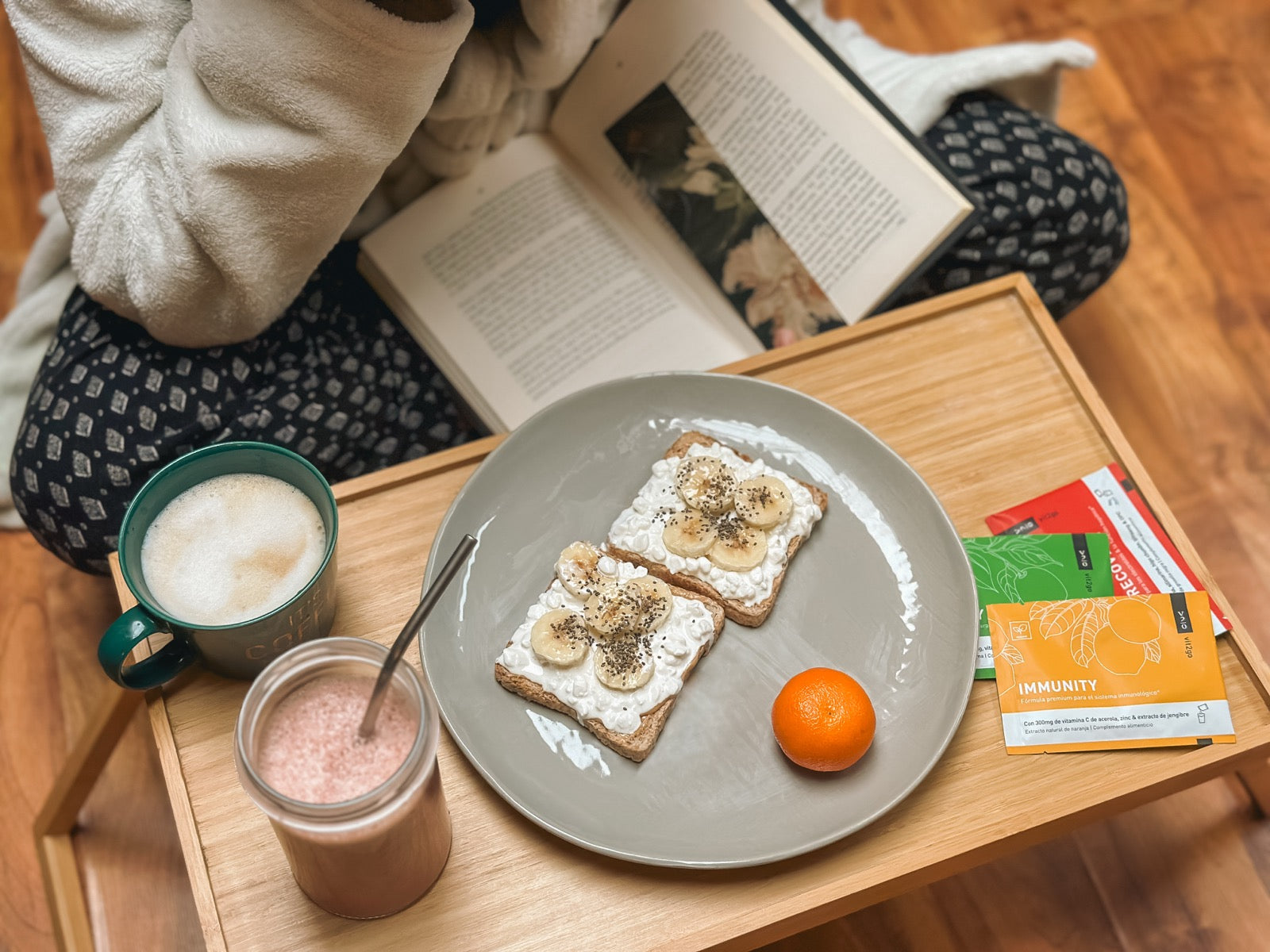 Breakfast with Vit2go Drink Recovery