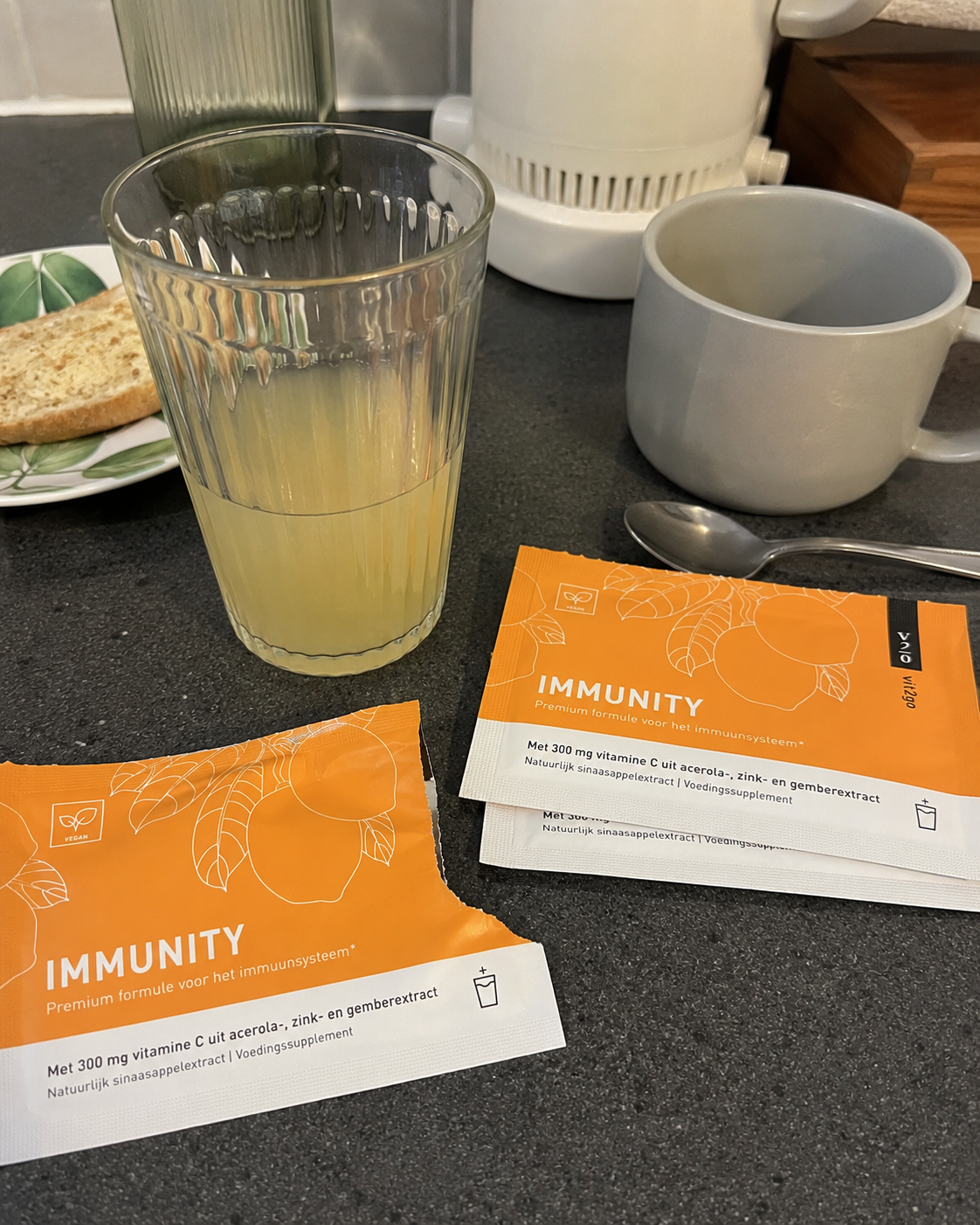 Vit2go Immunity at breakfast