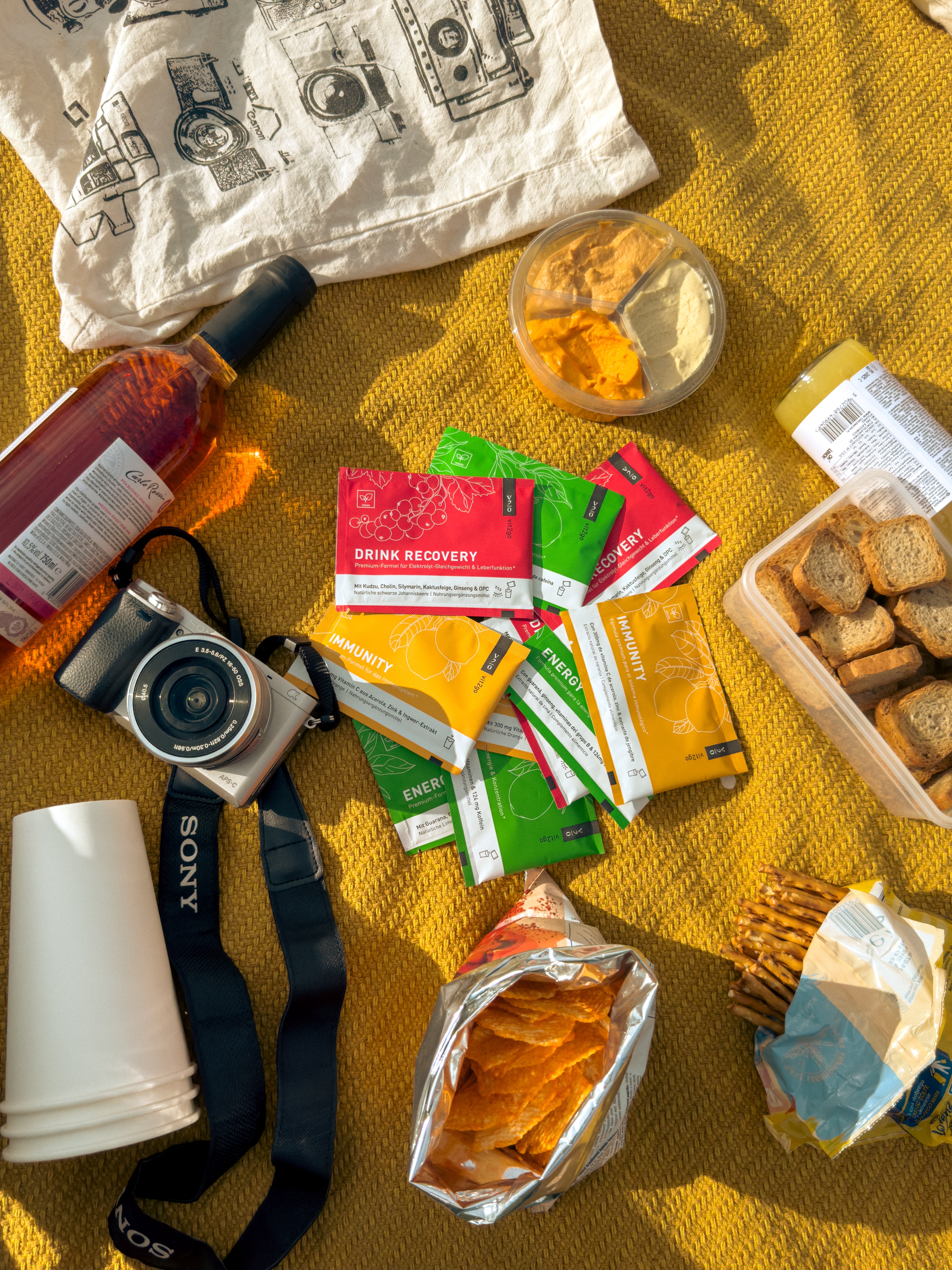 Vit2go Variety Pack at a picnic